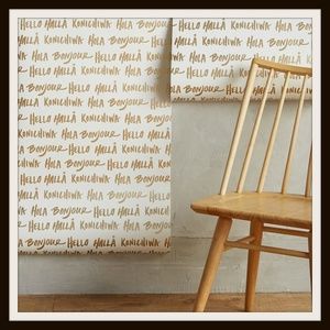 🆕 Anthropologie Golden Greetings Hello Wallpaper
